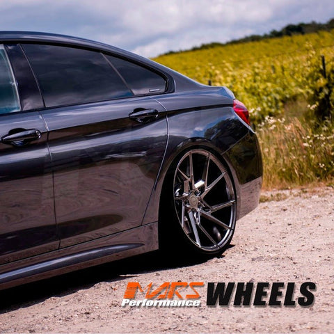MARS MP - T4 Hyper Black 19 Inch Twist Spork Concave Alloy Wheels Rims 5x114.3 - Mars Performance