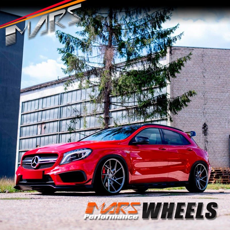 MARS MP - T4 Hyper Black 19 Inch Twist Spork Concave Alloy Wheels Rims - Mars Performance