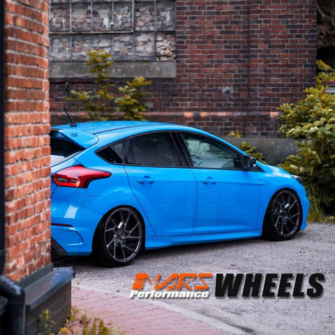 MARS MP - T4 Hyper Black 19 Inch Twist Spork Concave Alloy Wheels Rims - Mars Performance