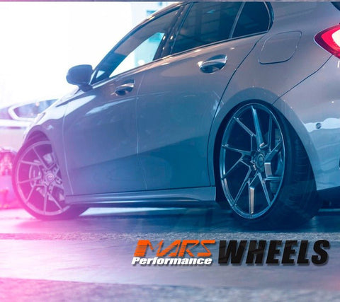 MARS MP - T4 Hyper Black 19 Inch Twist Spork Concave Alloy Wheels Rims - Mars Performance