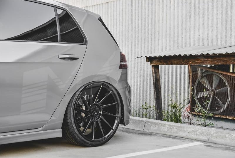 MARS MP - TW Gloss Black 4x 19 Inch Deep Twist Concave Stag Alloy Wheels Rims 5x114.3 - Mars Performance