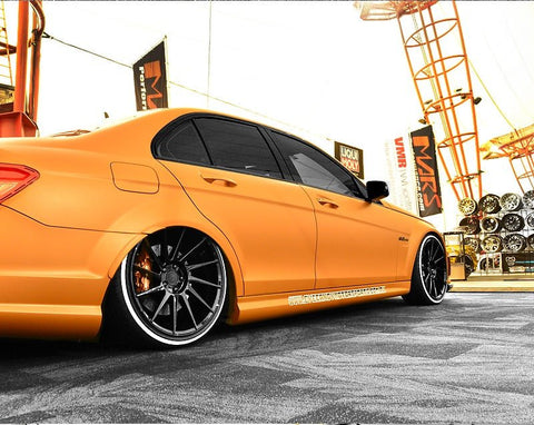 MARS MP - TW Gloss Black 4x 19 Inch Twist Concave Stag Alloy Wheels Rims 5x112 - Mars Performance