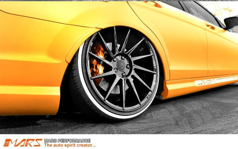 MARS MP - TW Gloss Black 4x 19 Inch Twist Concave Stag Alloy Wheels Rims 5x112 - Mars Performance