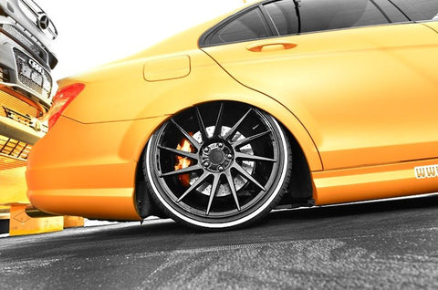 MARS MP - TW Gloss Black 4x 19 Inch Twist Concave Stag Alloy Wheels Rims 5x112 - Mars Performance