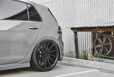 MARS MP - TW Gloss Black 4x 19 Inch Twist Concave Stag Alloy Wheels Rims 5x120 - Mars Performance