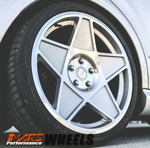 MARS MP5 19 Inch 3SDM Style Stag 5 Spork Alloy Wheels Rims 5x112 - Mars Performance