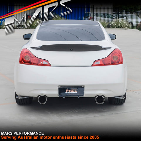 MARS Performance Carbon Fibre Rear Trunk Lip Spoiler Wing for Infiniti G37 & 370GT Coupe - Mars Performance