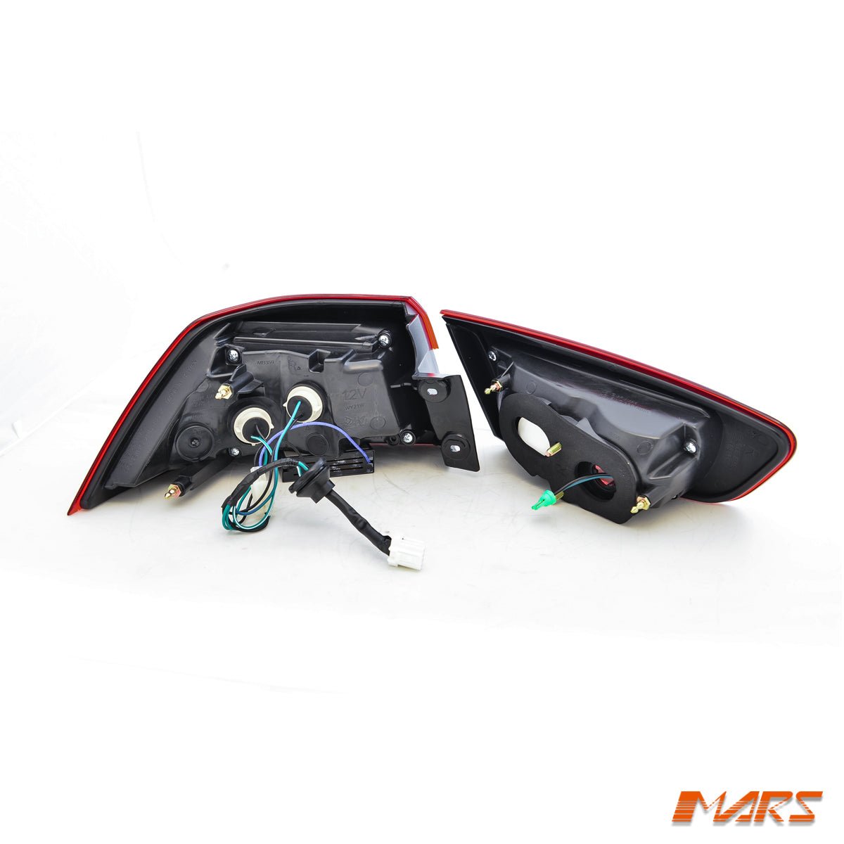 Mars Performance Full Smoked 3D LED Tail lights for Mitsubishi Lancer CJ CF & EVO X Sedan 2007 - 2018 - Mars Performance