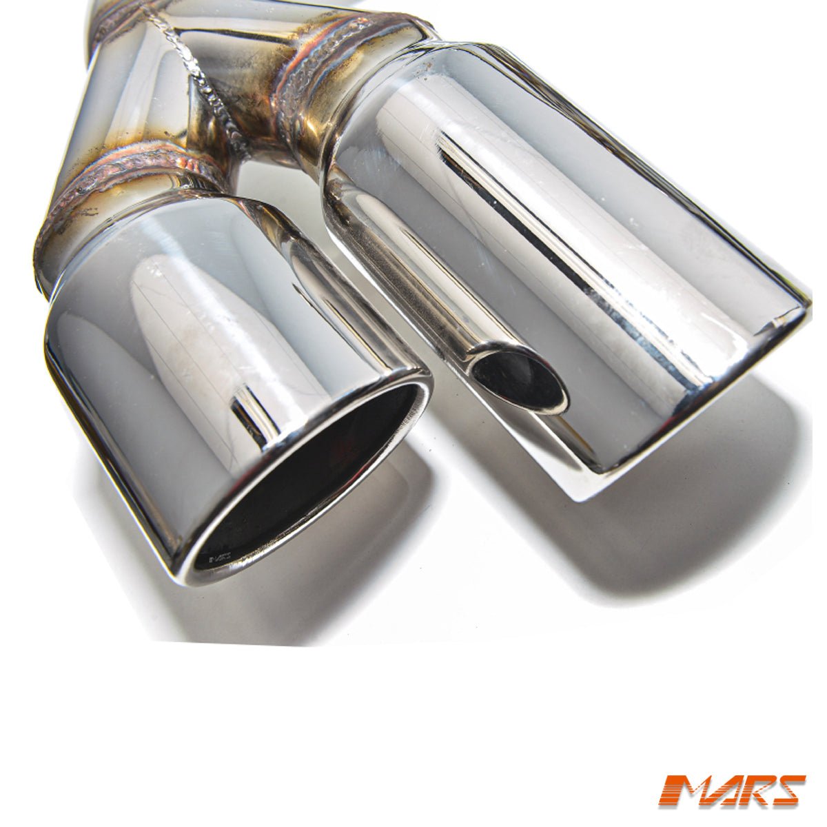 Mars Performance Twin Outlet Muffler Exhaust CAT - BACK for AUDI TT 8J 4WD Quattro 2006 - 2014 - Mars Performance