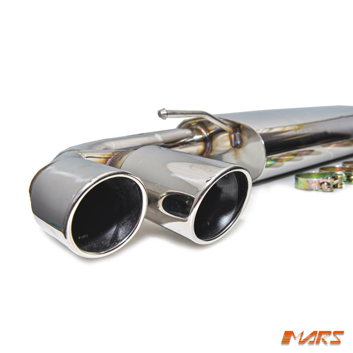 Mars Performance Twin Outlet Muffler Exhaust CAT - BACK for AUDI TT 8J 4WD Quattro 2006 - 2014 - Mars Performance