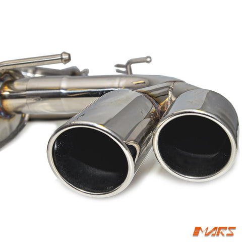 Mars Performance Twin Outlet Muffler Exhaust CAT - BACK for AUDI TT 8J 4WD Quattro 2006 - 2014 - Mars Performance