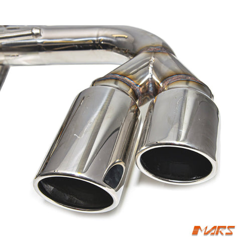 Mars Performance Twin Outlet Muffler Exhaust CAT - BACK for AUDI TT 8J 4WD Quattro 2006 - 2014 - Mars Performance