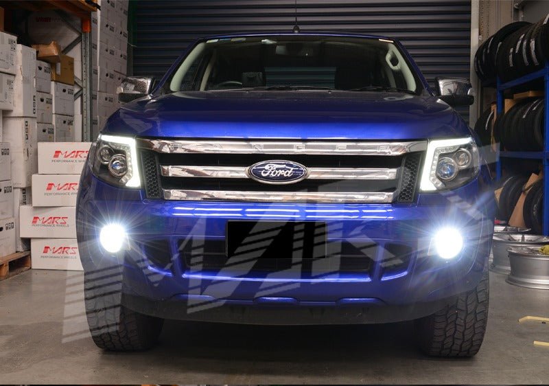 MARS Projector Super Bright LED SMD Bumper Bar Driving Fog Lights Bulbs for Ford RANGER PX 2011 - 2019 - Mars Performance