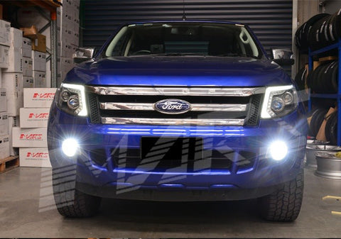 MARS Projector Super Bright LED SMD Bumper Bar Driving Fog Lights Bulbs for Ford RANGER PX 2011 - 2019 - Mars Performance