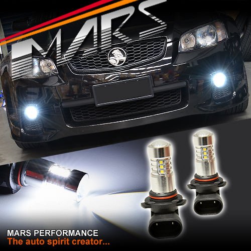 MARS Projector Super Bright LED SMD Bumper Bar Driving Fog Lights Bulbs for Holden Commodore VE Series 2 - Mars Performance