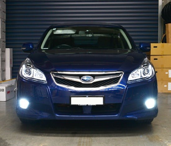 MARS Projector Super Bright LED SMD Bumper Bar Driving Fog Lights Bulbs for Subaru 5GEN Liberty OutBack & Impreza 07 - 13 - Mars Performance