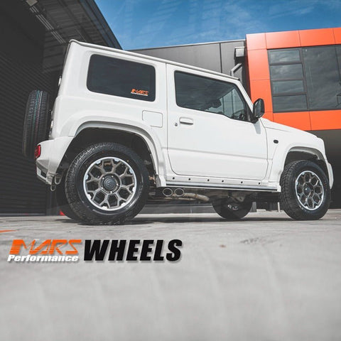 MARS Terrain MP - G1 16x5.5 inch Gun Metal with Machined Lip 4WD Off Road Alloy Wheels Rims 5x139.7 for Suzuki Jimny - Mars Performance