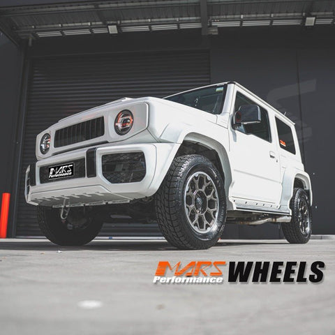 MARS Terrain MP - G1 16x5.5 inch Gun Metal with Machined Lip 4WD Off Road Alloy Wheels Rims 5x139.7 for Suzuki Jimny - Mars Performance