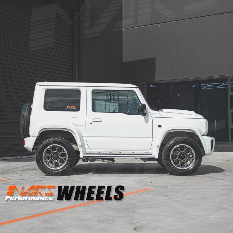 MARS Terrain MP - G1 16x5.5 inch Gun Metal with Machined Lip 4WD Off Road Alloy Wheels Rims 5x139.7 for Suzuki Jimny - Mars Performance