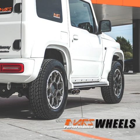 MARS Terrain MP - G1 16x5.5 inch Gun Metal with Machined Lip 4WD Off Road Alloy Wheels Rims 5x139.7 for Suzuki Jimny - Mars Performance