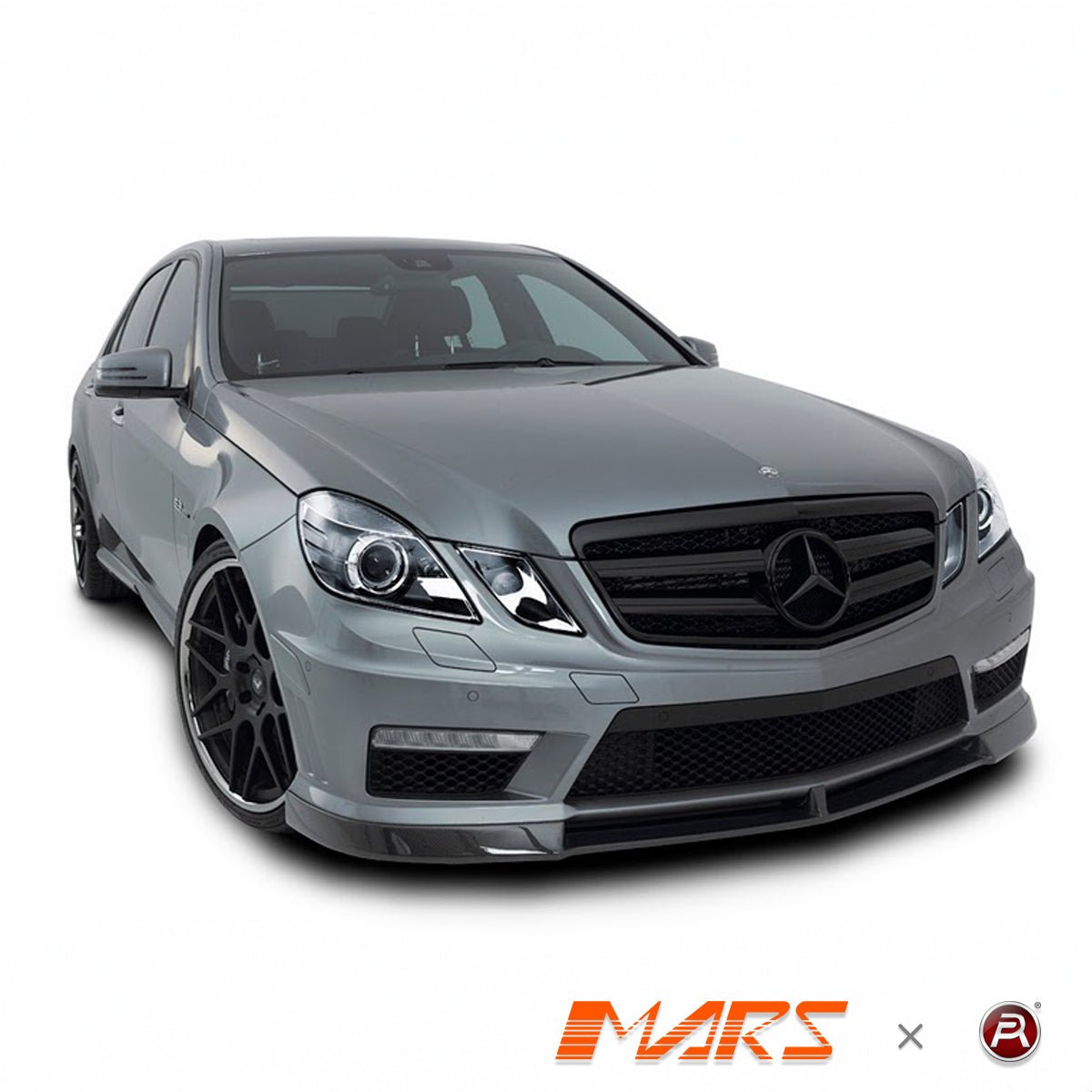 Matt Black AMG Style Front Bumper Bar Grille Grill Bodykit for Mercedes - Benz E - Class W212 2009 - 2013 - Mars Performance