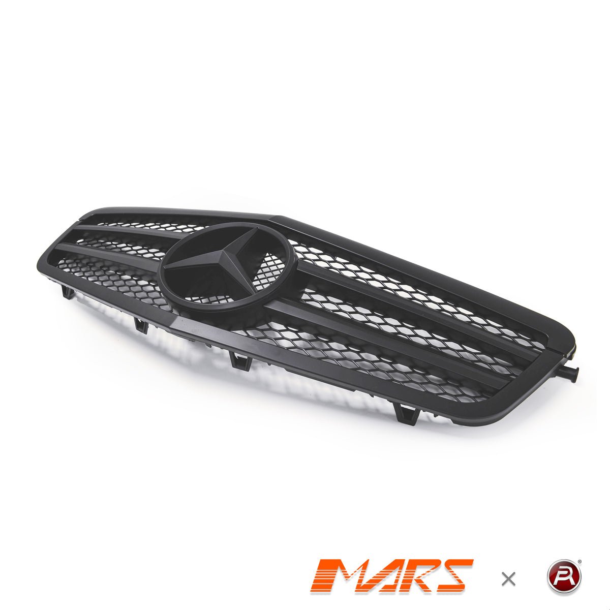 Matt Black AMG Style Front Bumper Bar Grille Grill Bodykit for Mercedes - Benz E - Class W212 2009 - 2013 - Mars Performance