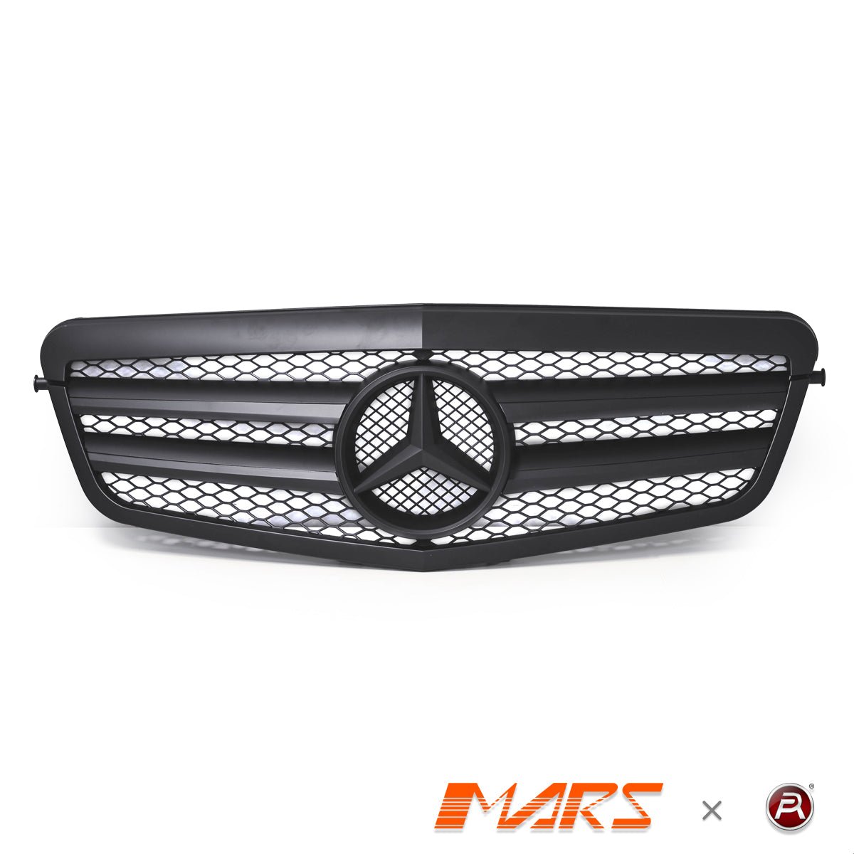 Matt Black AMG Style Front Bumper Bar Grille Grill Bodykit for Mercedes - Benz E - Class W212 2009 - 2013 - Mars Performance
