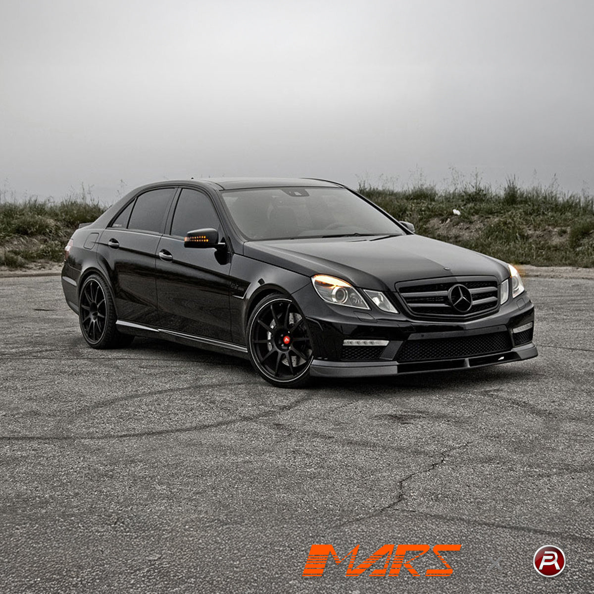 Matt Black AMG Style Front Bumper Bar Grille Grill Bodykit for Mercedes - Benz E - Class W212 2009 - 2013 - Mars Performance