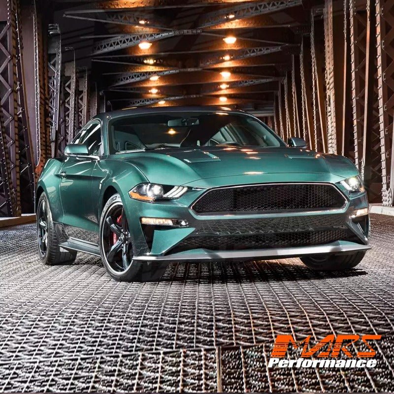 Matt Black Bullitt Front Bumper Bar Grill Grille Bodykit for Ford Mustang FN 2018 - 2022 - Mars Performance