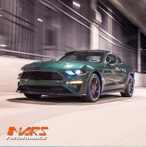 Matt Black Bullitt Front Bumper Bar Grill Grille Bodykit for Ford Mustang FN 2018 - 2022 - Mars Performance