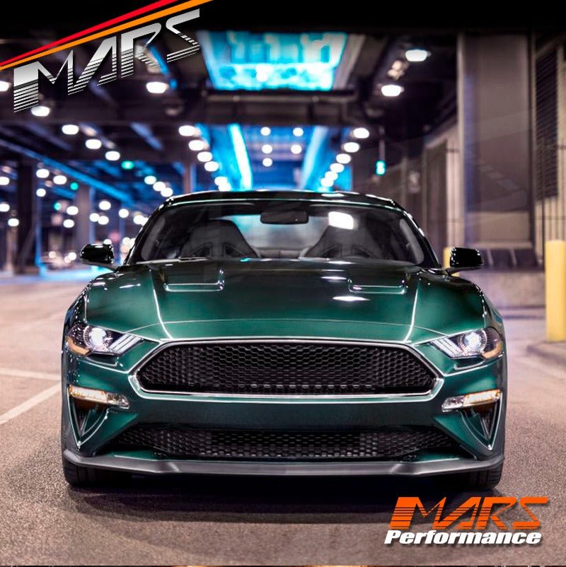 Matt Black Bullitt Front Bumper Bar Grill Grille Bodykit for Ford Mustang FN 2018 - 2022 - Mars Performance