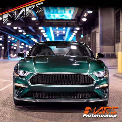 Matt Black Bullitt Front Bumper Bar Grill Grille Bodykit for Ford Mustang FN 2018 - 2022 - Mars Performance
