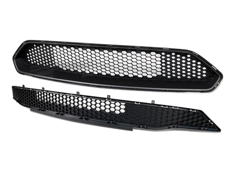 Matt Black Bullitt Front Bumper Bar Grill Grille Bodykit for Ford Mustang FN 2018 - 2022 - Mars Performance