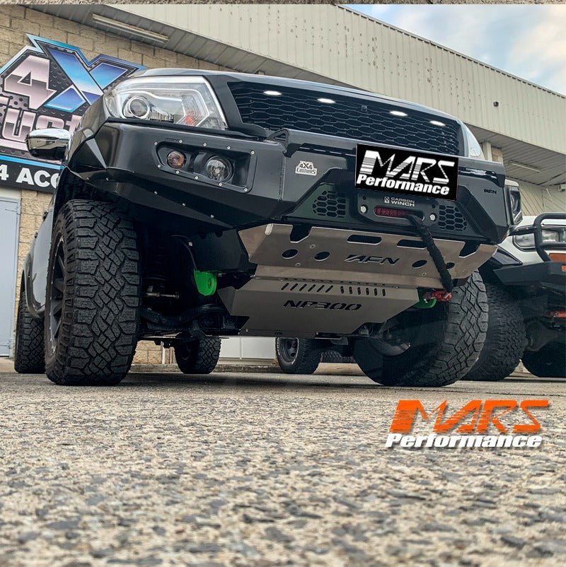Matt Black Front Bumper Bar Grille Grill Bodykit Mesh for Nissan NAVARA UTE NP300 D23 2015 - 2020 - Mars Performance