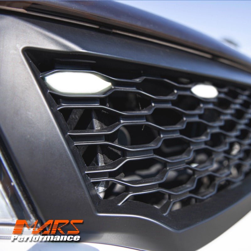 Matt Black Front Bumper Bar Grille Grill Bodykit Mesh for Nissan NAVARA UTE NP300 D23 2015 - 2020 - Mars Performance