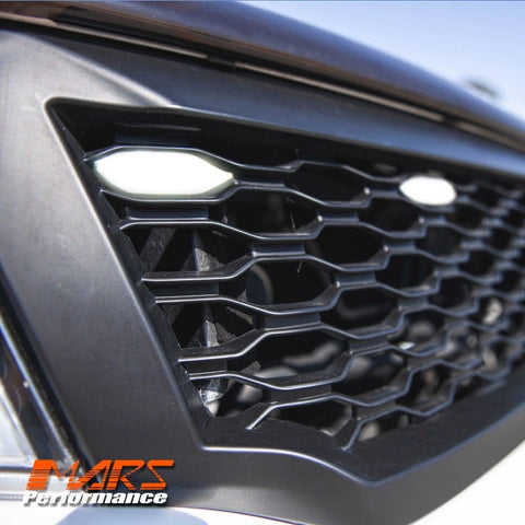 Matt Black Front Bumper Bar Grille Grill Bodykit Mesh for Nissan NAVARA UTE NP300 D23 2015 - 2020 - Mars Performance