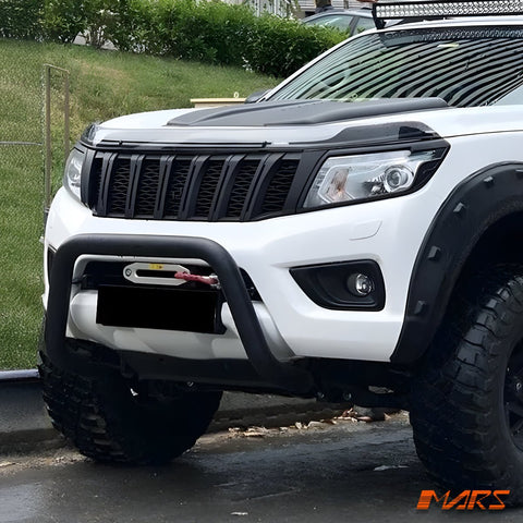 Matt Black GT Stripe Front Bumper Bar Grille Bodykit for Nissan NAVARA UTE NP300 D23 2015 - 2020 - Mars Performance