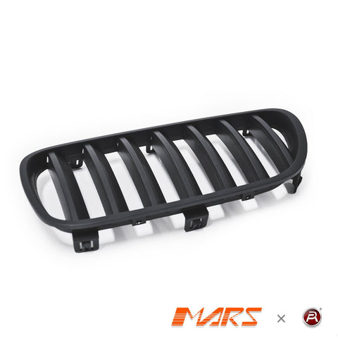 Matt Black M Style Front Bumper Bar Kidney Grille Grill Bodykit for BMW X3 E83 LCI 2007 - 2011 - Mars Performance