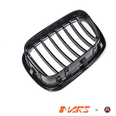 Matt Black M Style Front Kidney Grille Grill Bodykit for BMW X5 E53 2000 - 2003 Pre LCI - Mars Performance