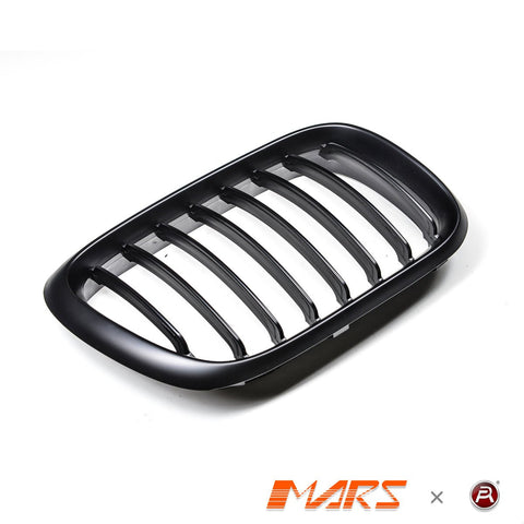 Matt Black M Style Front Kidney Grille Grill Bodykit for BMW X5 E53 2000 - 2003 Pre LCI - Mars Performance