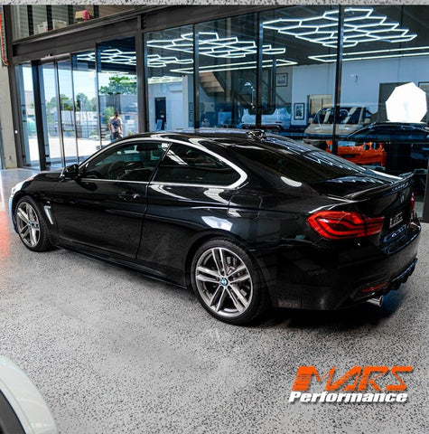 Matt Black M Tech Sports Style Side Skirts Lip Spoiler Bodykit for BMW 4 - Series F32 Coupe F33 Convertible F36 Sedan - Mars Performance
