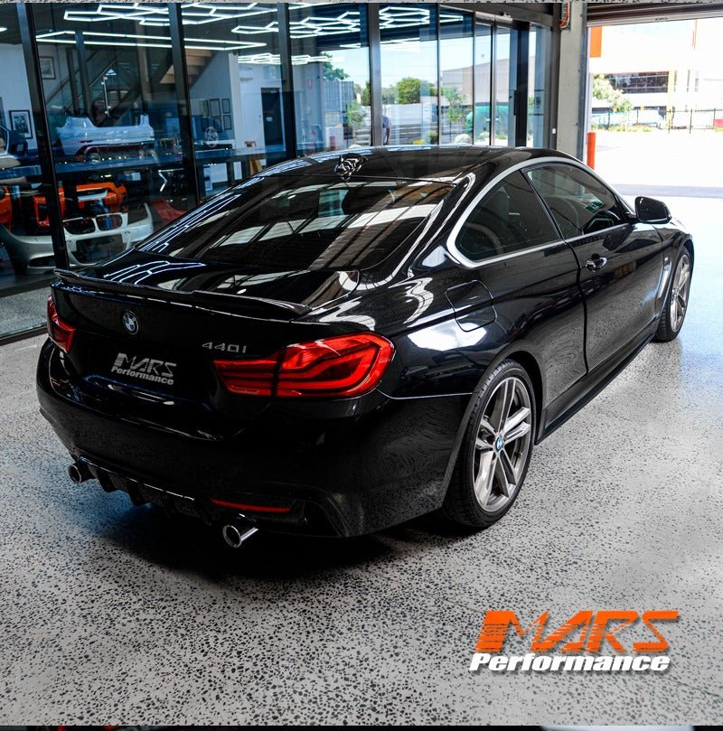 Matt Black M Tech Sports Style Side Skirts Lip Spoiler Bodykit for BMW 4 - Series F32 Coupe F33 Convertible F36 Sedan - Mars Performance