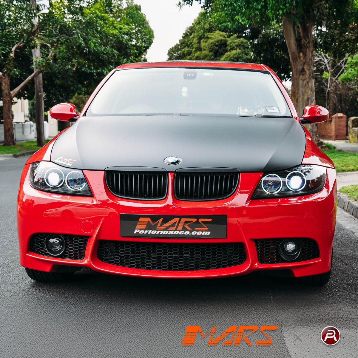 For BMW E90 E91 3 Series 2006-2008 Pre-facelift Matte Black Front Kidney Grilles For BMW E90 E91 3 Series 2006-2008 Pre-facelift Matte Black Front Kidney Grilles