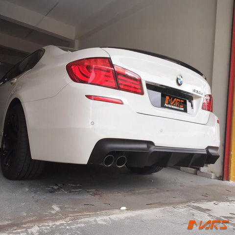 Matt Black M5 Competition Performance Style Rear Bumper Bar Diffuser Bodykit for BMW 5 - Series F10 F11 M Tech M Sport & M5 - Mars Performance
