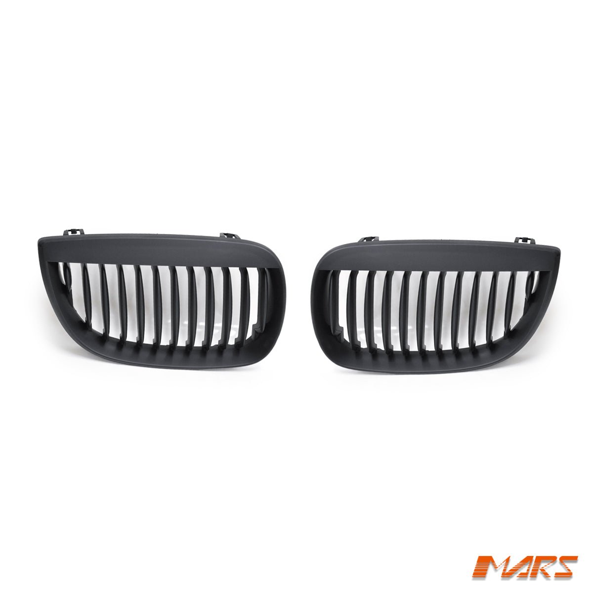 Matt Black M6 Style Front Kidney Grille Bodykit for BMW 1 - Series E87 E81 Pre LCI Hatch 2004 - 2010 - Mars Performance