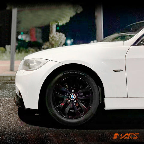 Matt Black Performance Front Bumper Bar Lip Spoiler Bodykit for BMW 3 - Series E90 E91 M Tech Sport 2010 - 2012 LCI - Mars Performance