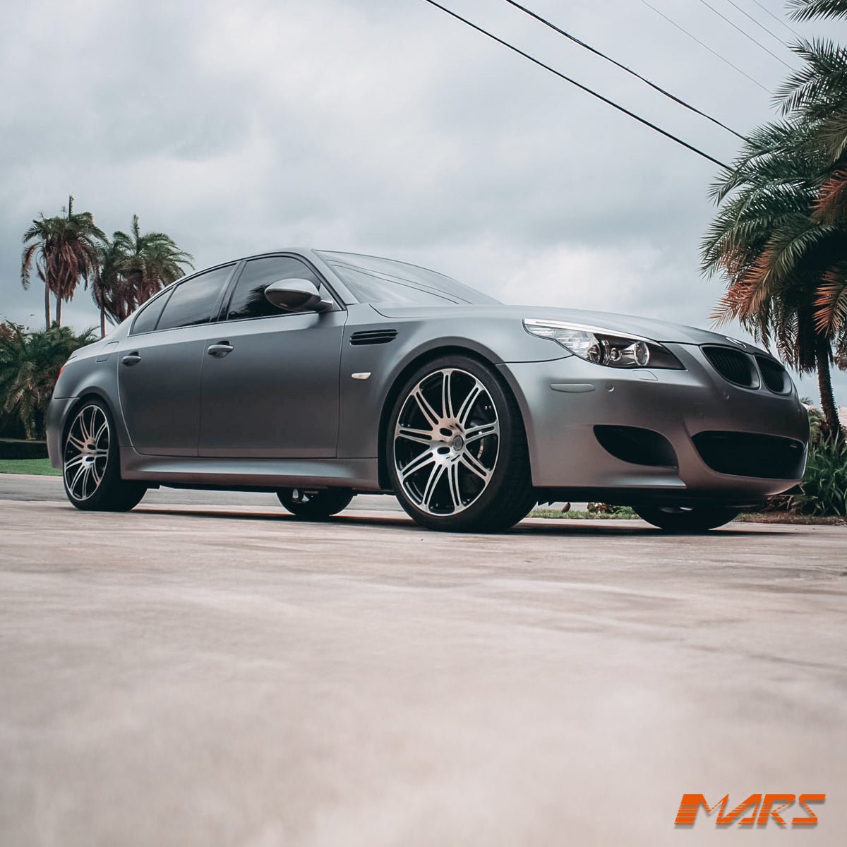 Matt Black Side Fender Guard Air Vent Trim for BMW E60 M5 2004 - 2010 - Mars Performance