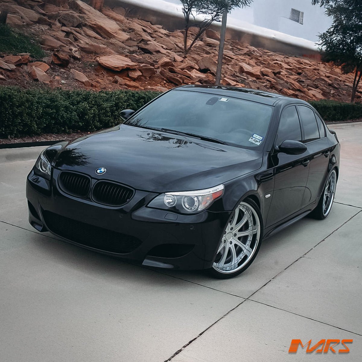 Matt Black Side Fender Guard Air Vent Trim for BMW E60 M5 2004 - 2010 - Mars Performance