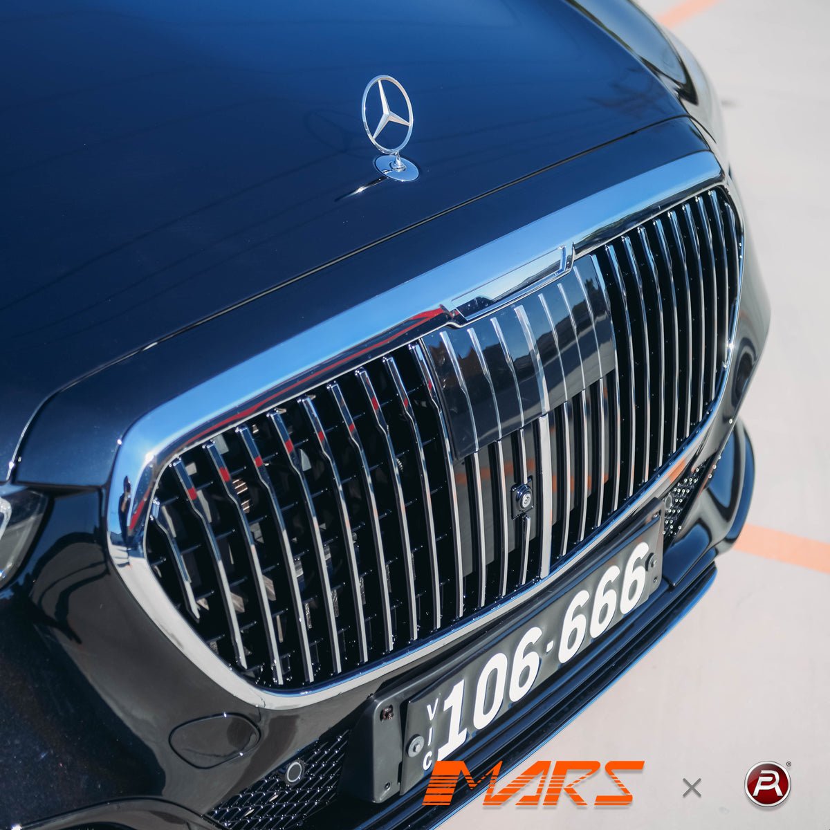 Maybach Style Front Bumper Bar & Grill Bodykit for Mercedes - Benz W223 S - Class 2021 - 2024 - Mars Performance