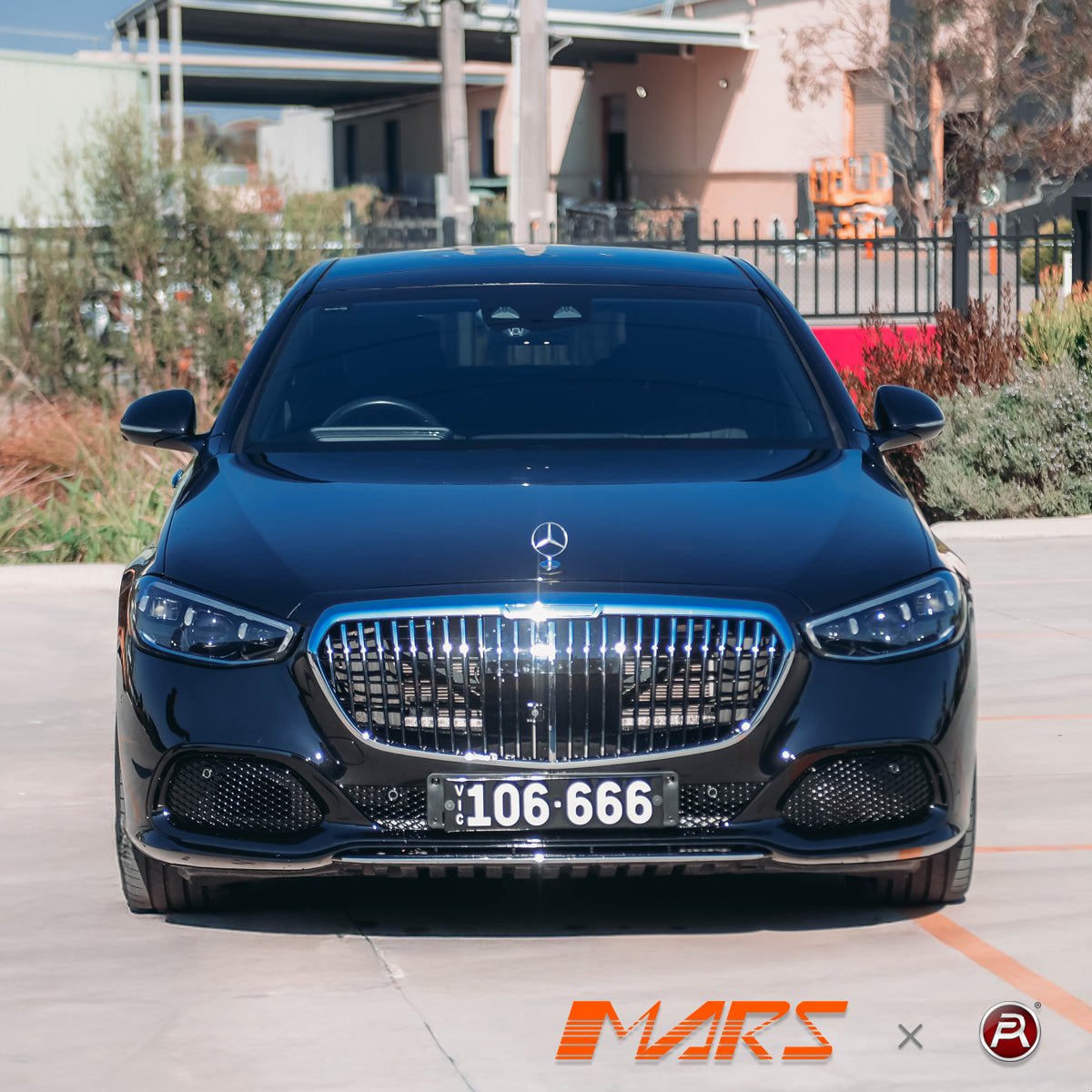 Maybach Style Front Bumper Bar & Grill Bodykit for Mercedes - Benz W223 S - Class 2021 - 2024 - Mars Performance